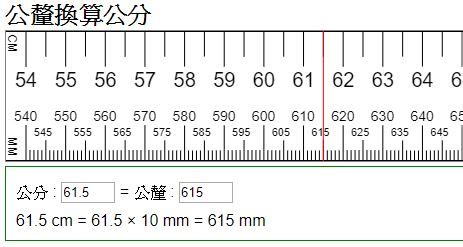 50釐米是幾公分|釐米 轉換